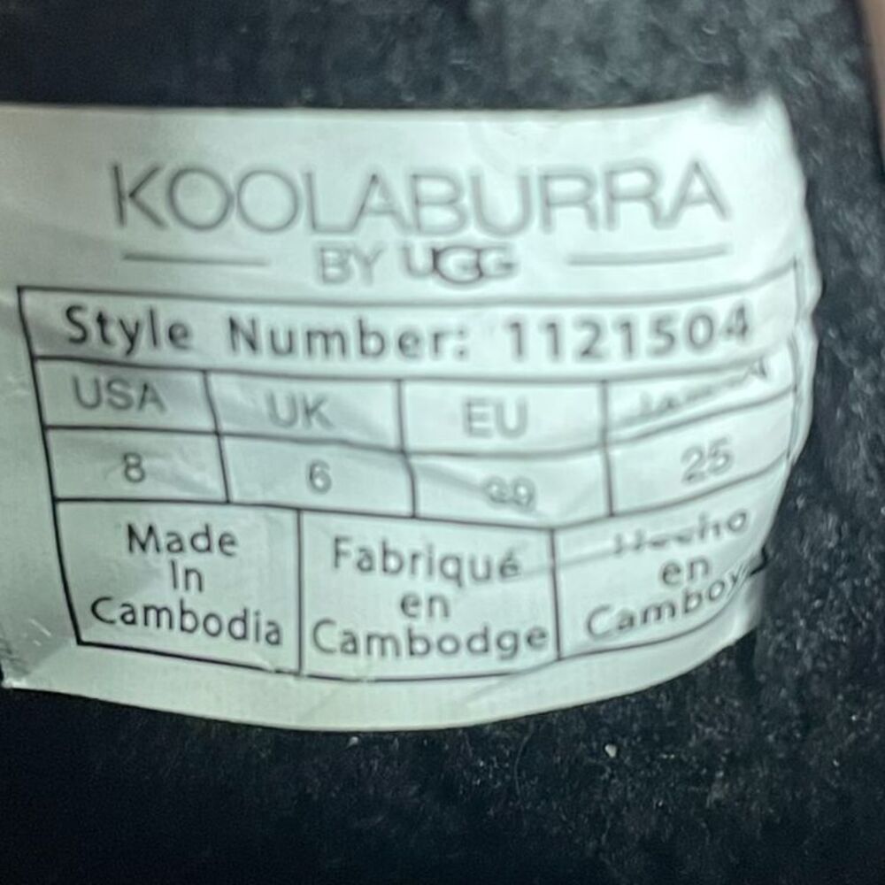 Koolaburra by UGG Black‎ Delene Short Boots Size 8 - Picture 8 of 8